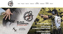 Desktop Screenshot of blackscorpiongear.com